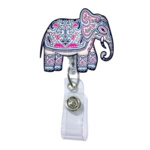 ID Badge Button - Elephant